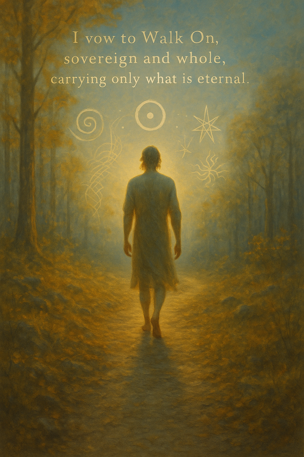 I walk on. Sovereign. Whole. In dignity.