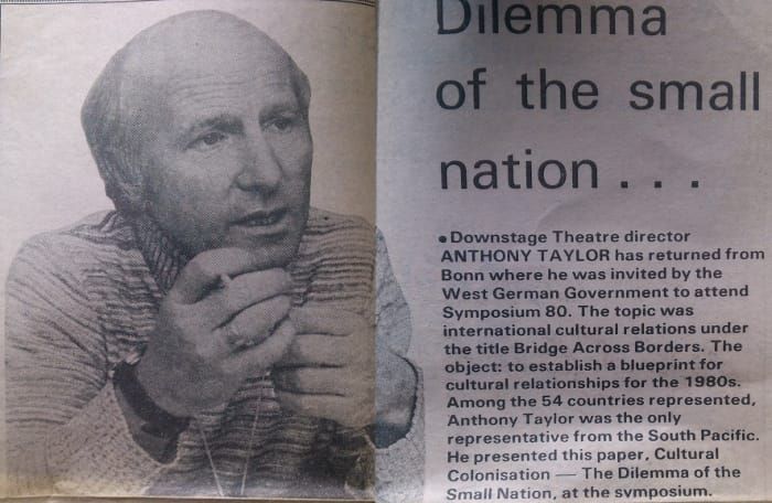 Cultural Colonisation: Dilemma of the small nation - Anthony Taylor (1982)