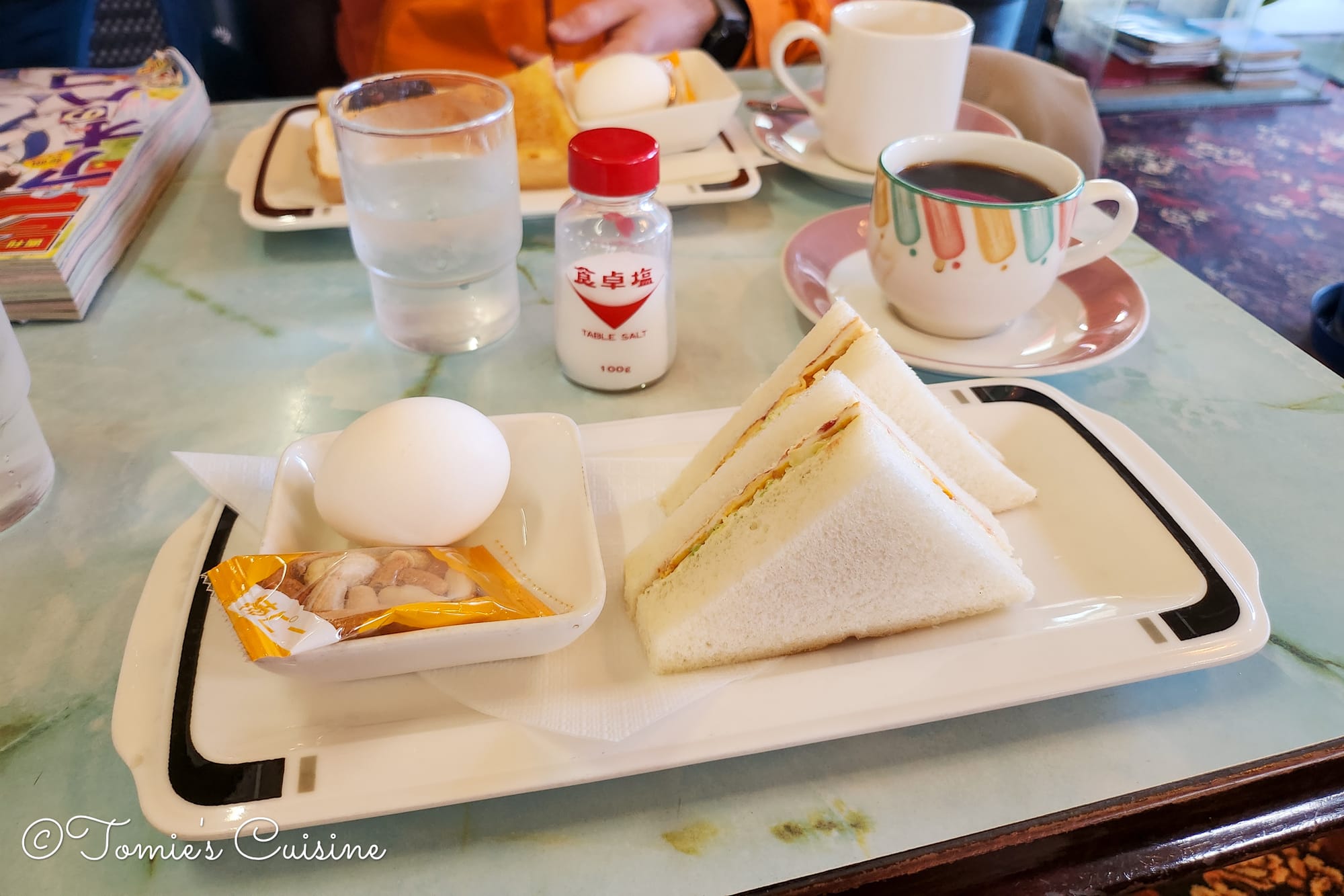 The sandwich “Morning” that I ordered. It was so good! I should have ordered more!
