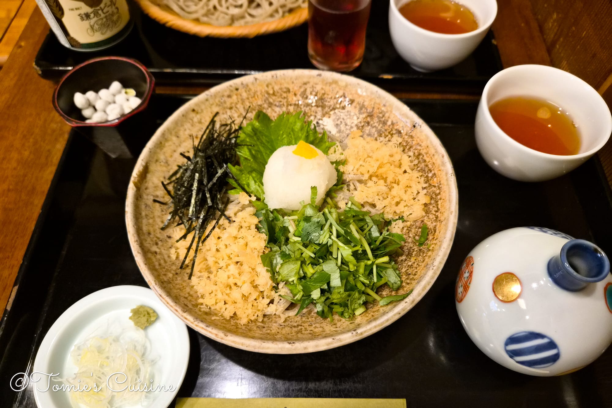 A cold soba that I had in Kamakura this February.
