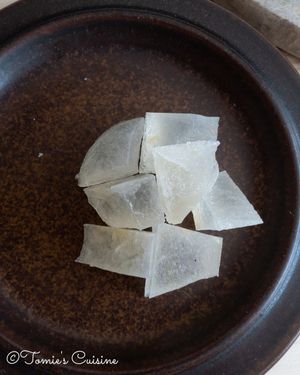 Homemade lemon Kohakutou recipe (traditional Japanese candy)
