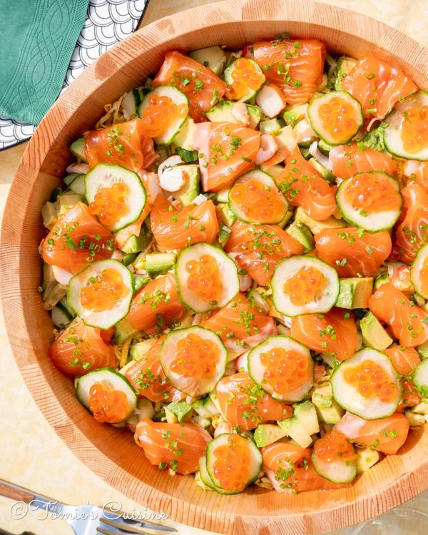 Sushi series part 4: Make Chirashi sushi with the leftovers