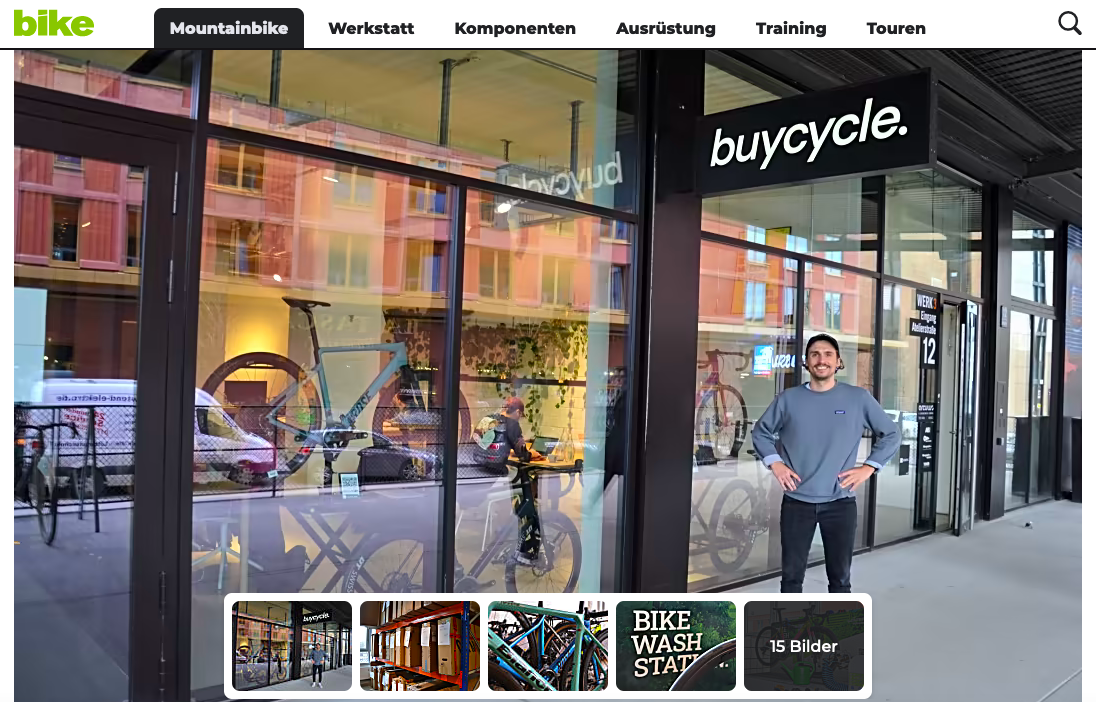 Danke für die Blumen @Bike Magazin!