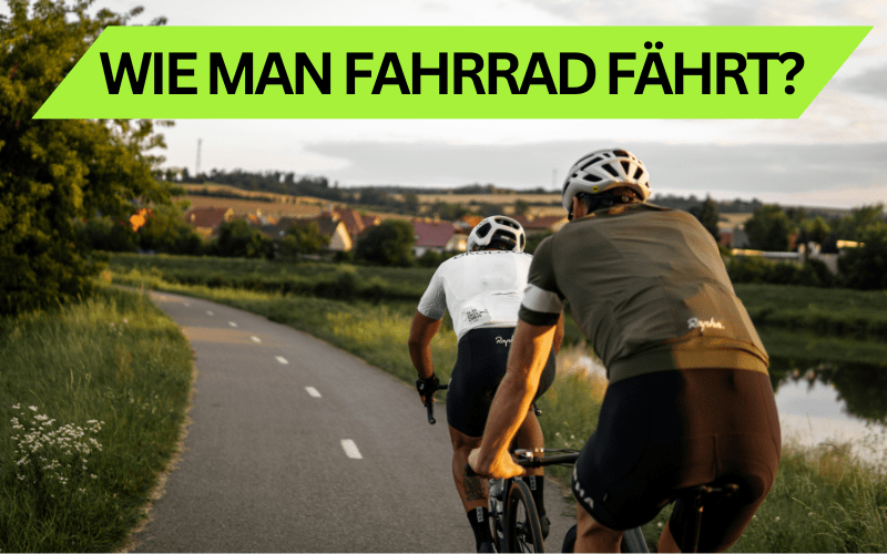 Wie man Fahrrad fährt?