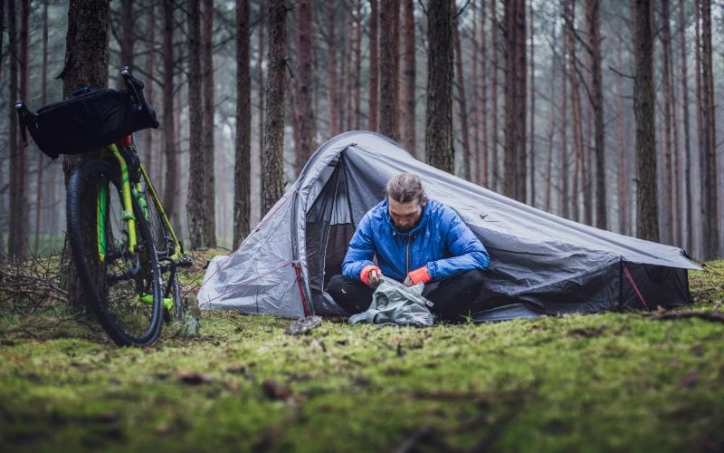 where to sleep bikepacking