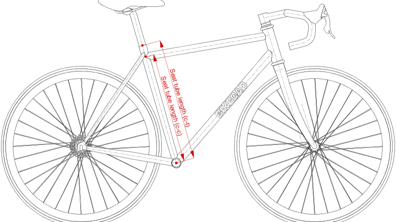 Road bike size chart