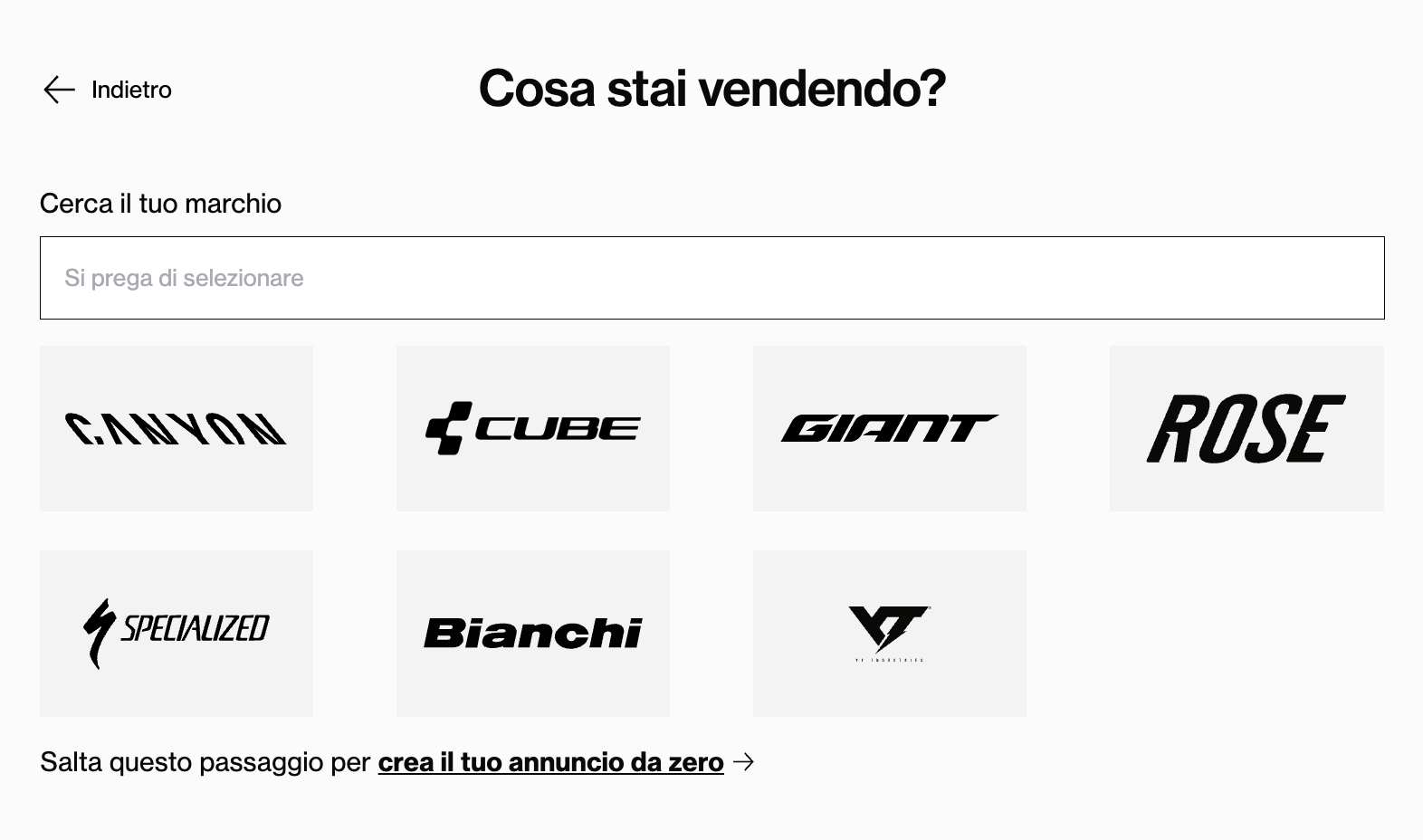 Quanto vale la mia bicicletta? 