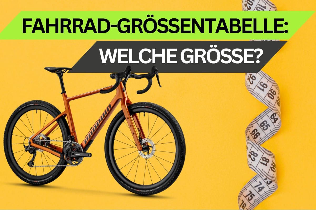 Fahrrad-Größentabelle: Wie groß muss mein Fahrrad sein?
