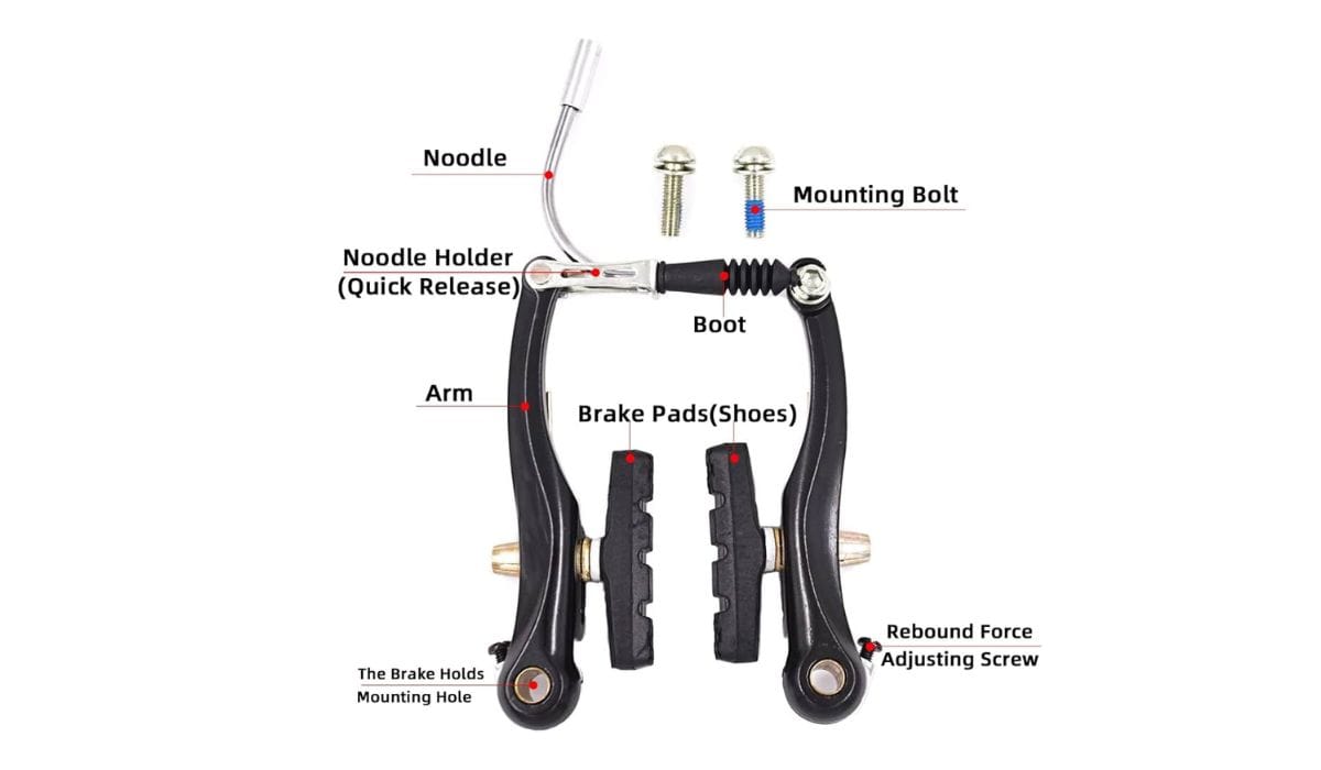 What are the main road bike parts