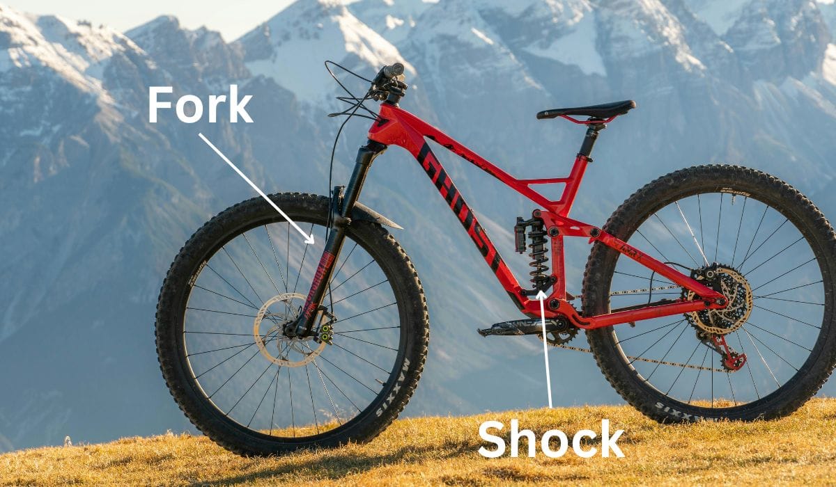 Was sind die wichtigsten Teile eines Mountainbikes?