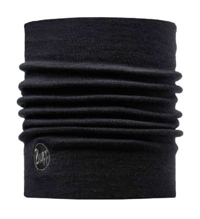 Buff Merino Wool Thermal BLACK Neckwarmer