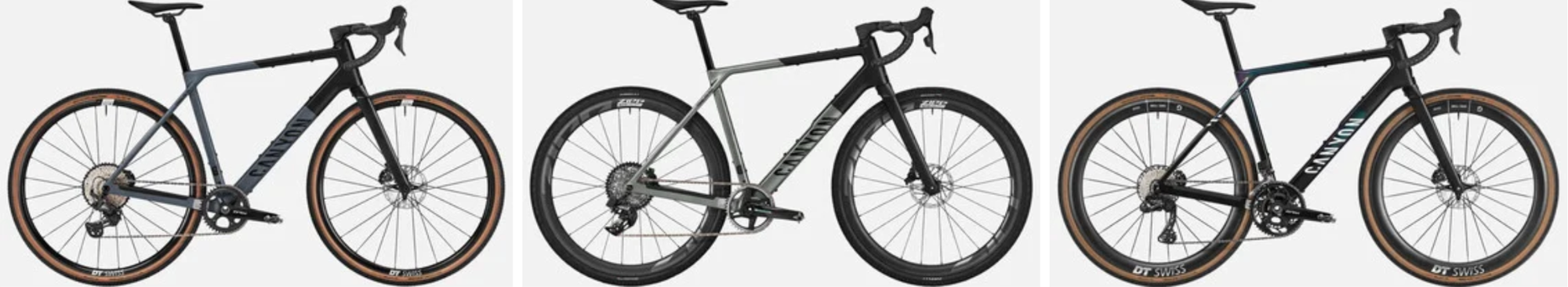 Canyon Grail CF SL, Canyon Grail CF SLX e Canyon Grail CFR