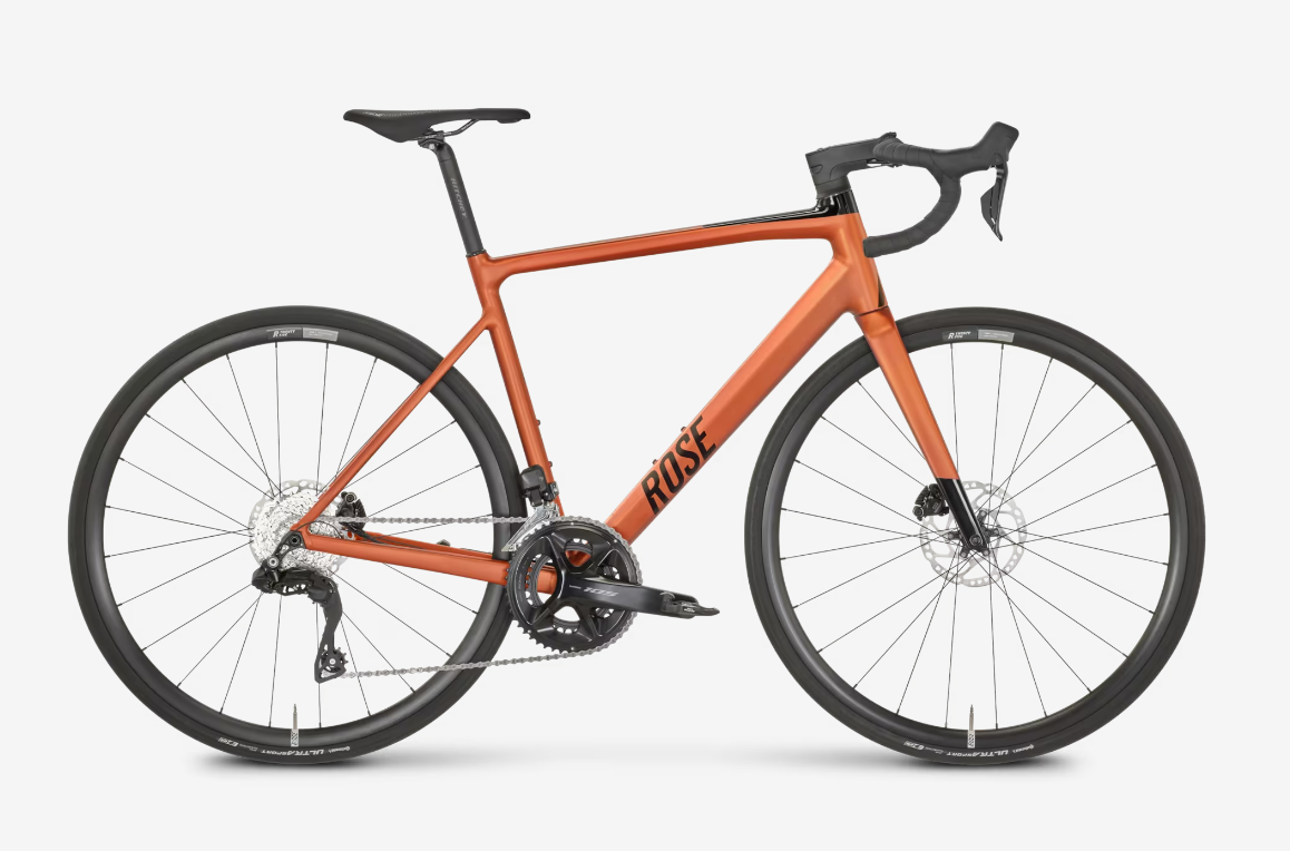 ROSE Reveal AL 105 Di2 Rennrad in der Farbe „Salted Caramel“