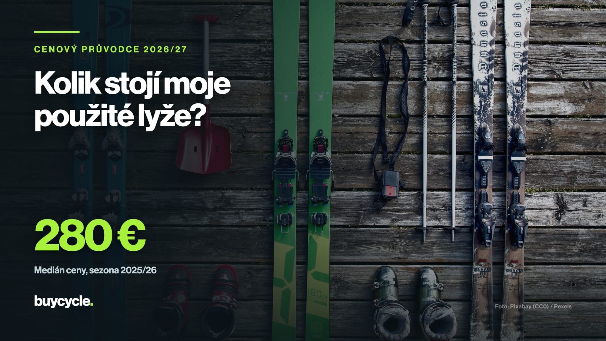 Kolik stojí moje použité lyže? Cenový průvodce 2026/27