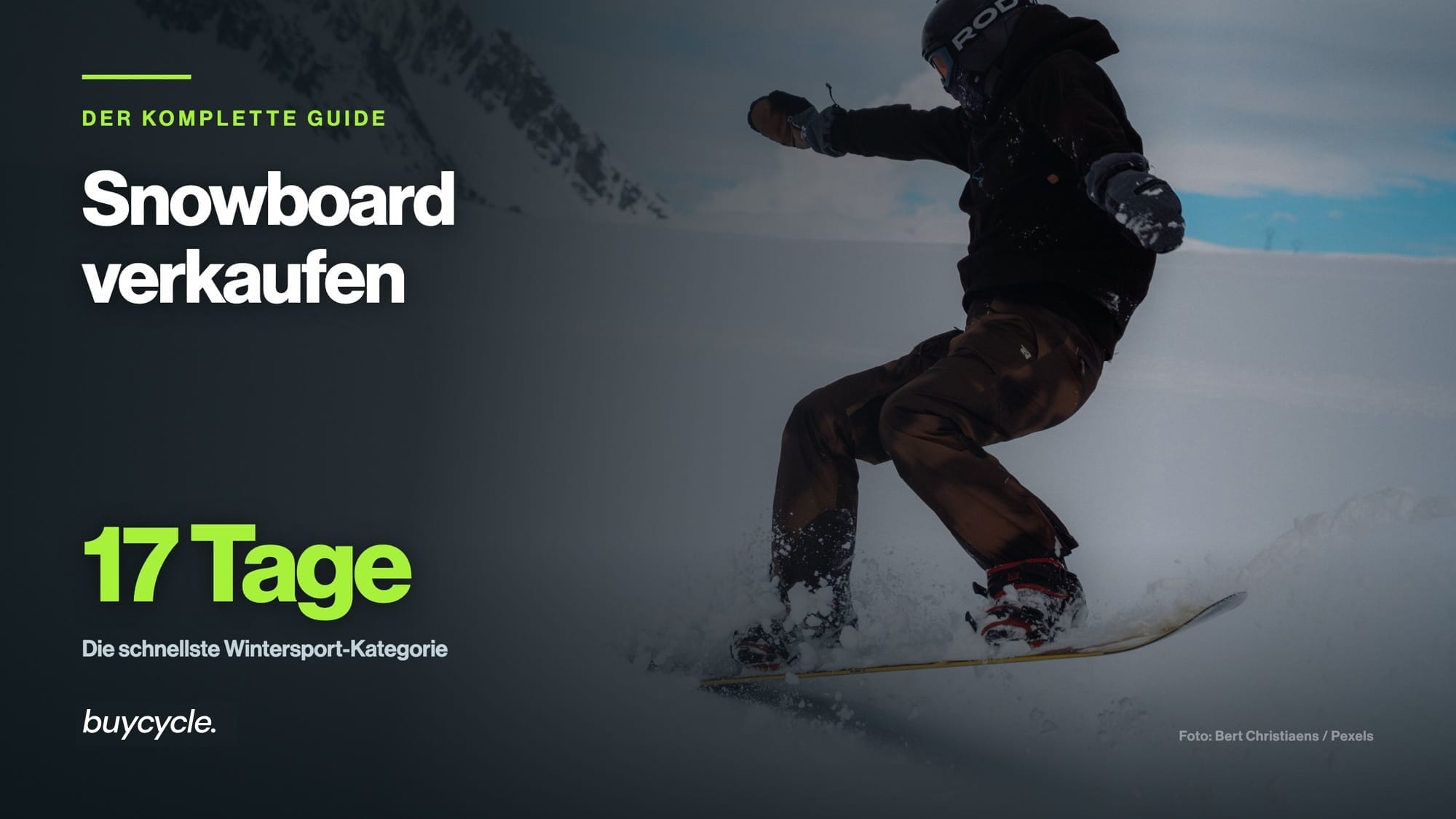 Snowboard verkaufen: Der komplette Guide
