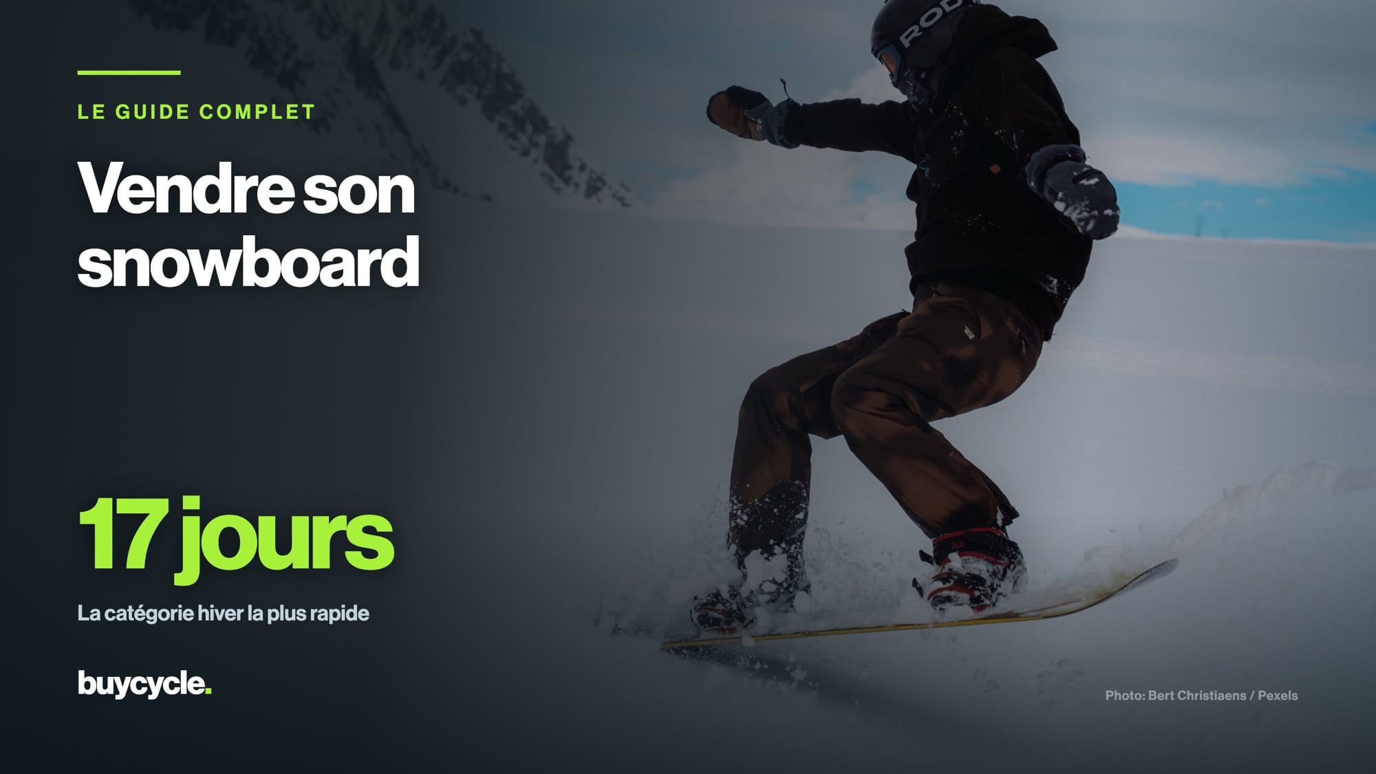 Vendre son snowboard : le guide complet