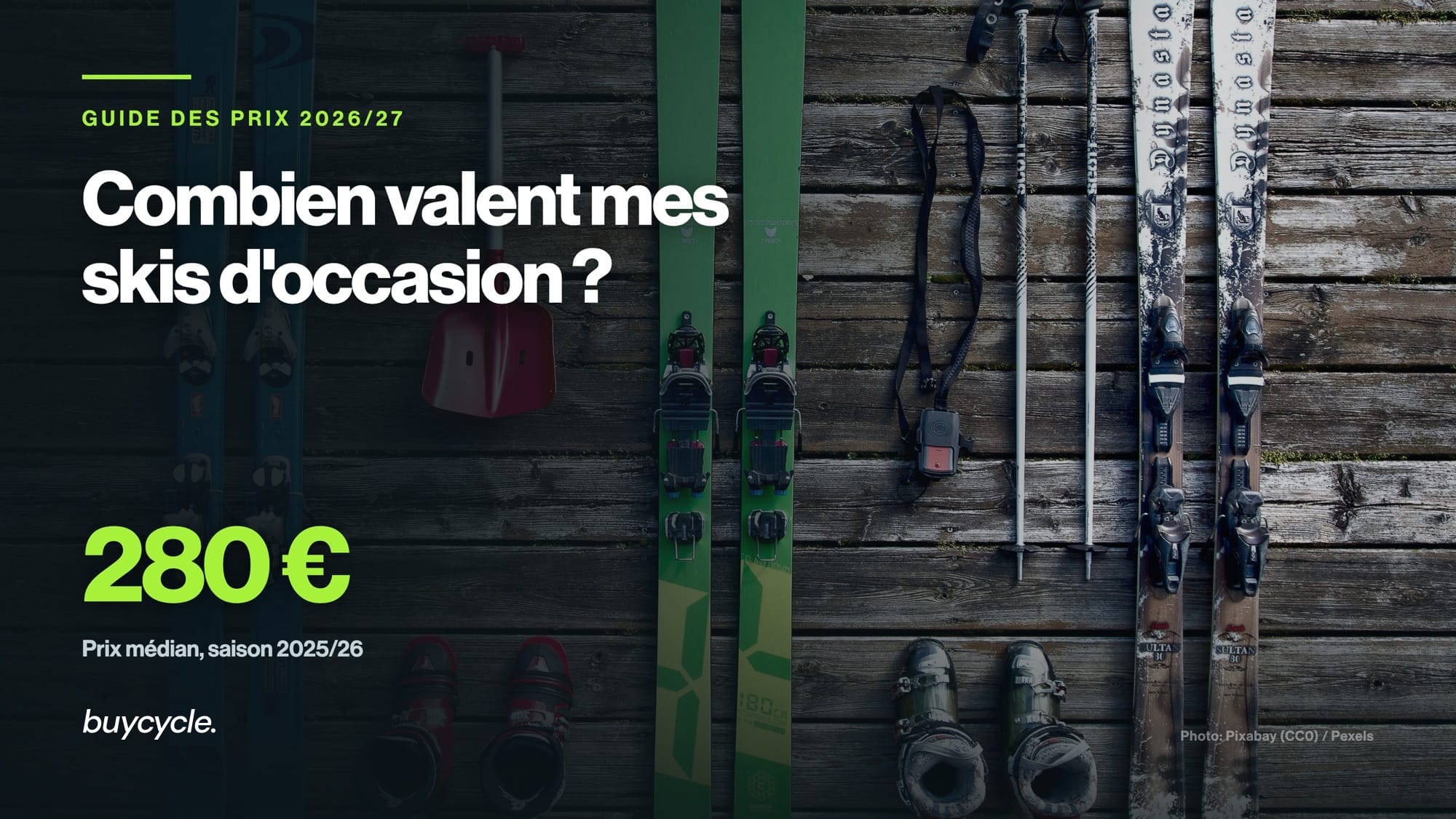 Combien valent mes skis d'occasion ? Le guide des prix 2026/27