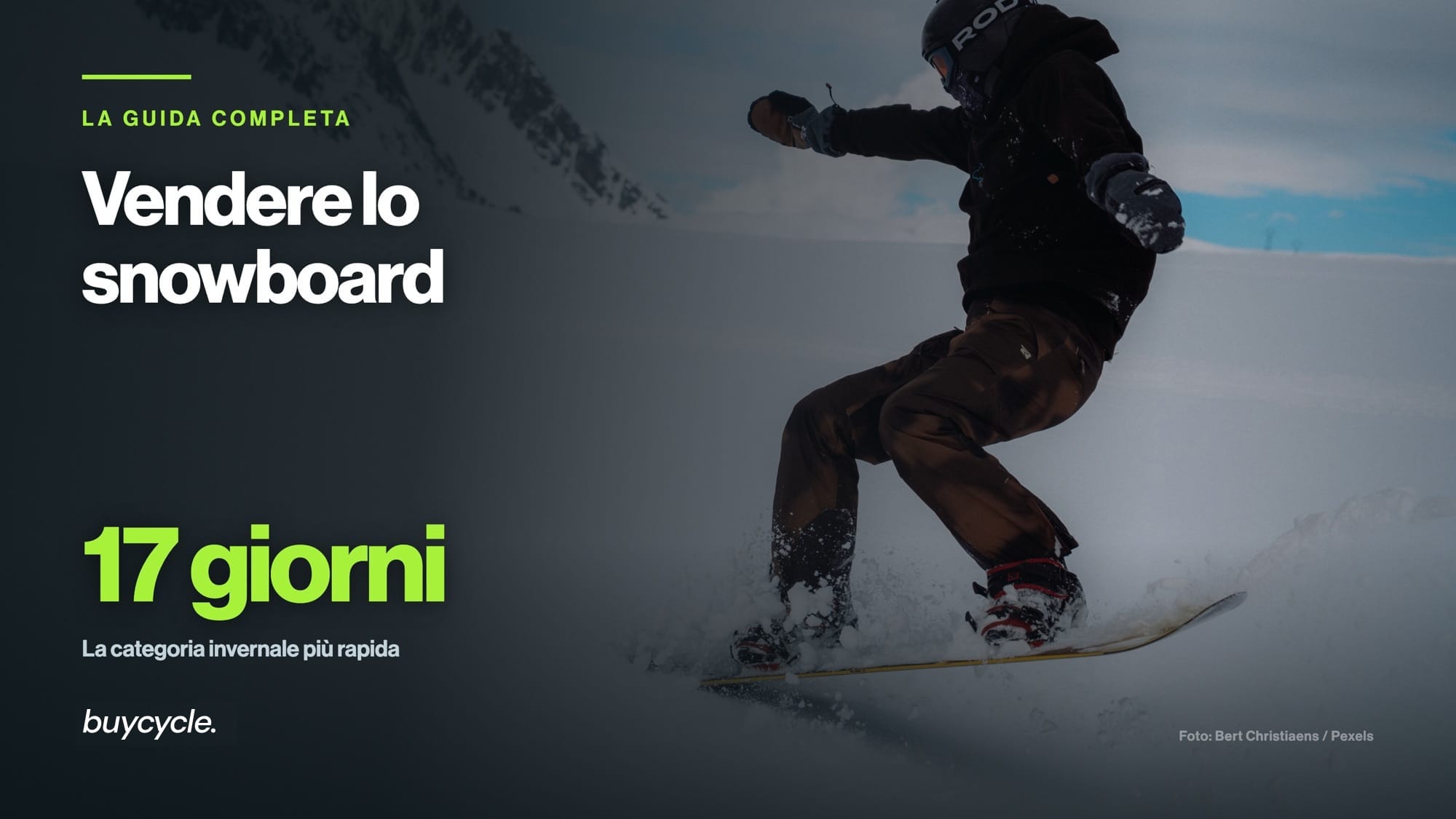Vendere lo snowboard: la guida completa