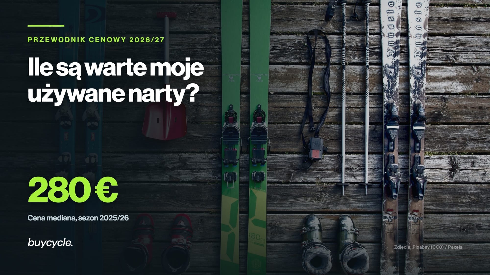 Ile są warte moje używane narty? Przewodnik cenowy 2026/27