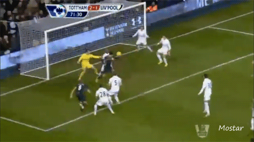 GIFs: All the angles on Gareth Bale's epic own goal for Liverpool | 101 Great Goals