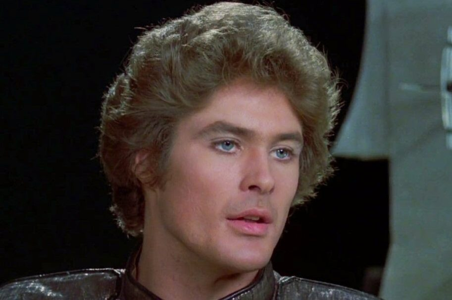 A blond David Hasselhoff in Starcrash : r/pics