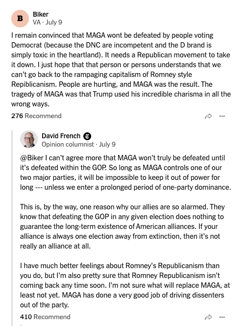 image of a NY Times comment section