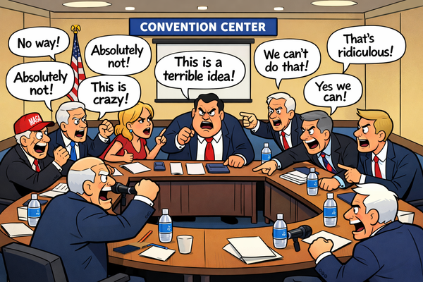 Hmmm, Never Trump is fracturing?