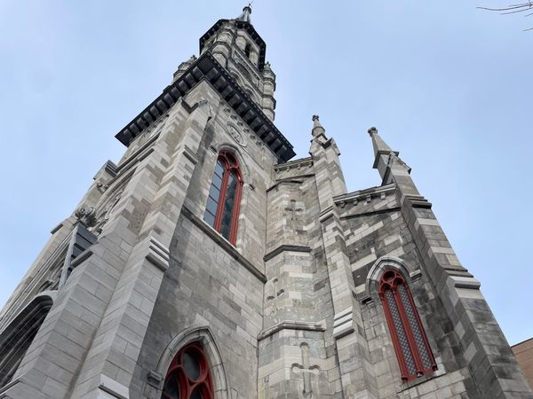 A church with its spires reaching up to the heavens.