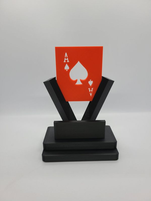 Introducing the Ace of Spades Poker Trophy