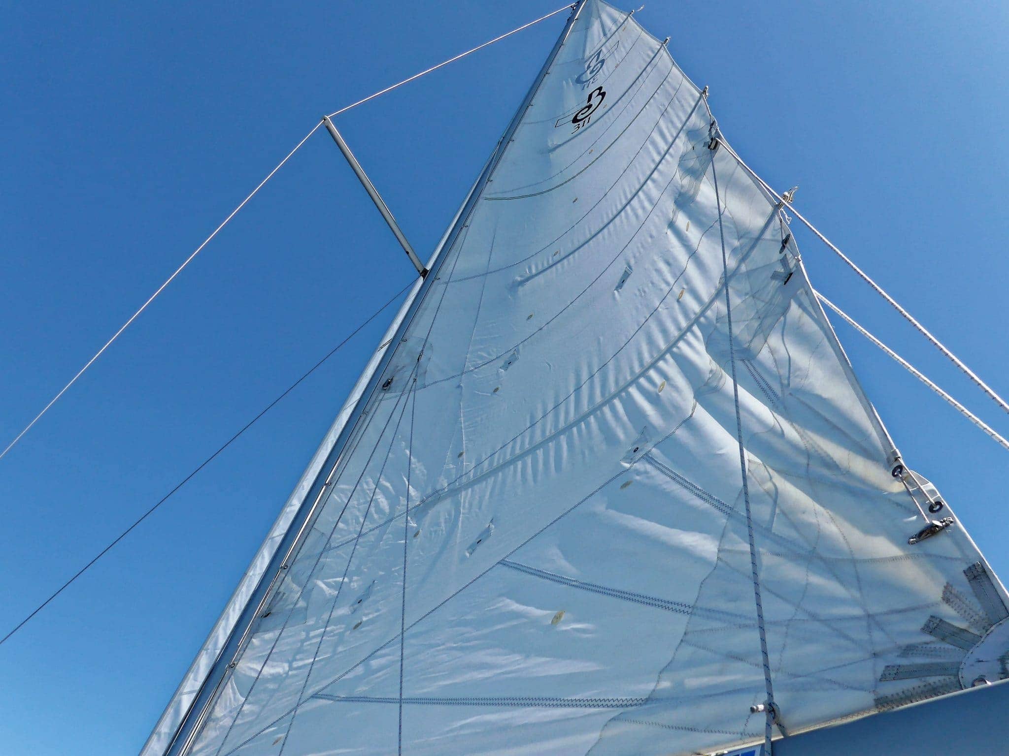 Mainsail with weird leech line issue