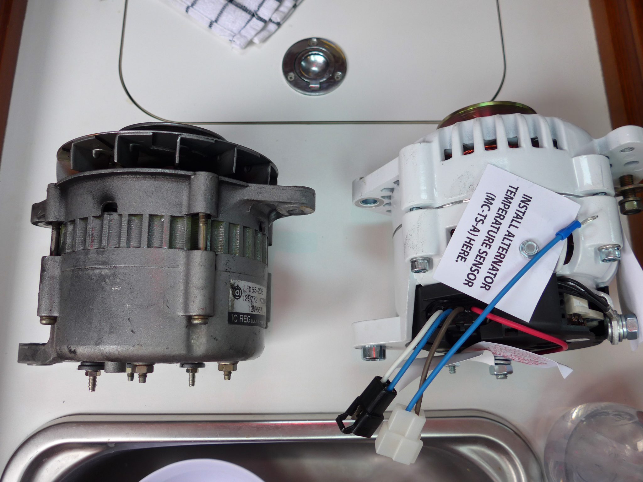 Old and new alternators