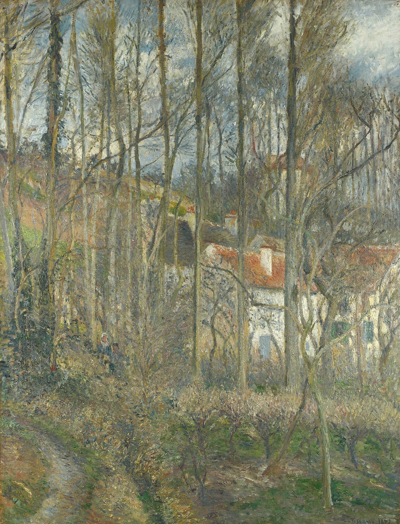 Camille Pissarro, The Côte des Bœufs at L'Hermitage, 1877