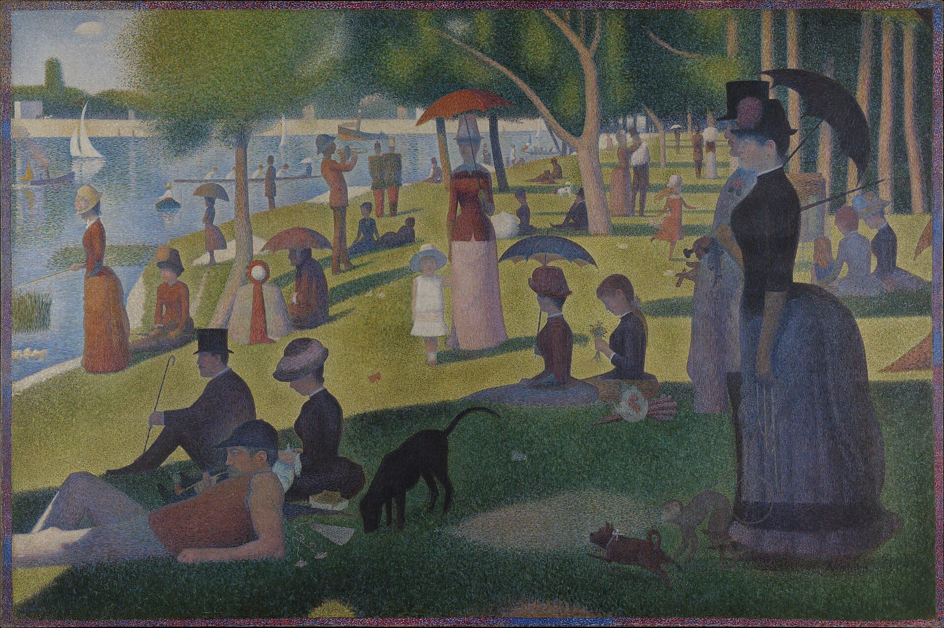 Georges Seurat, A Sunday on La Grande Jatte, 1884–86