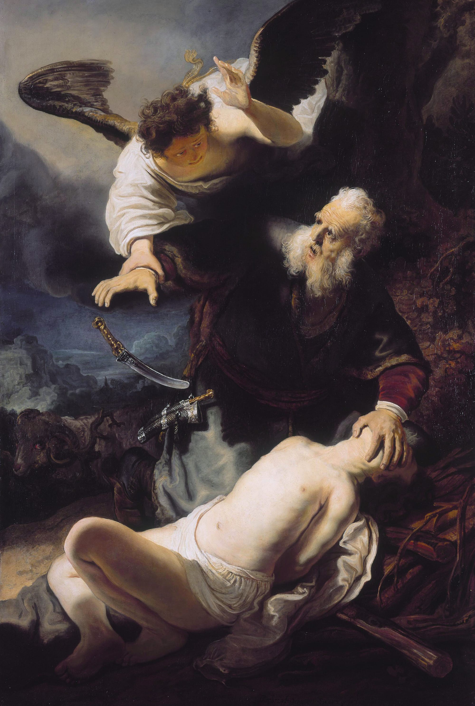 Rembrandt workshop, The Sacrifice of Isaac, 1636