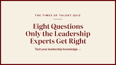 Eight Questions Only the Leadership Experts Get Right