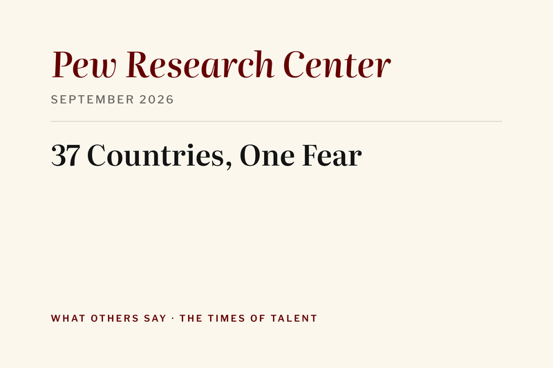 37 Countries, One Fear