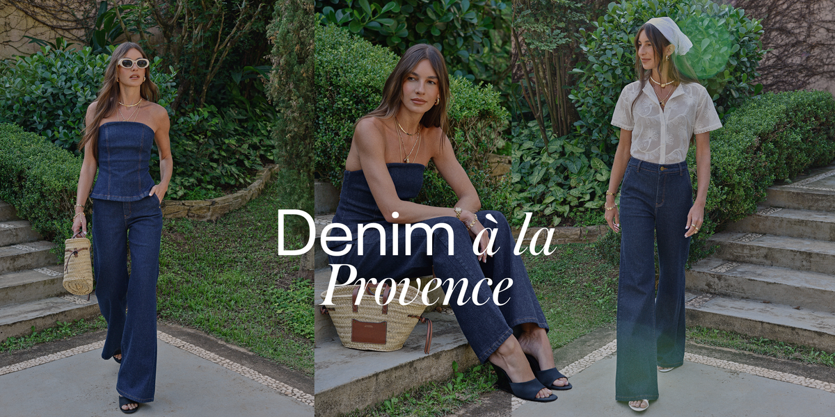 Denim em nova versão: o clássico ressurge com leveza, frescor e muita atitude