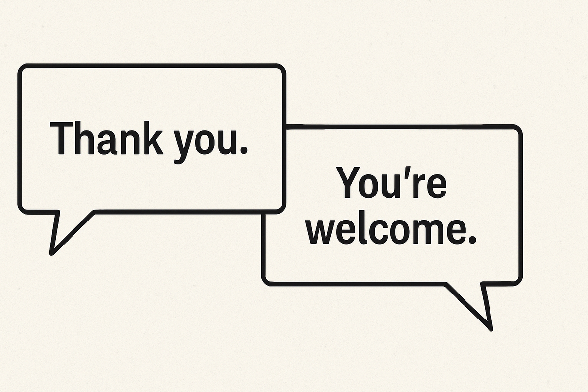 Why I’m Polite to Something That Doesn’t Care