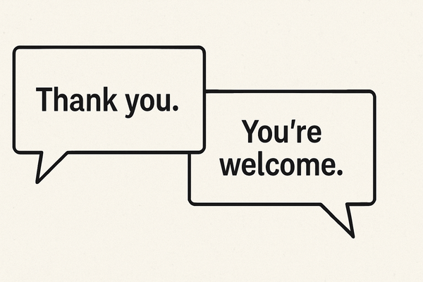 Why I’m Polite to Something That Doesn’t Care