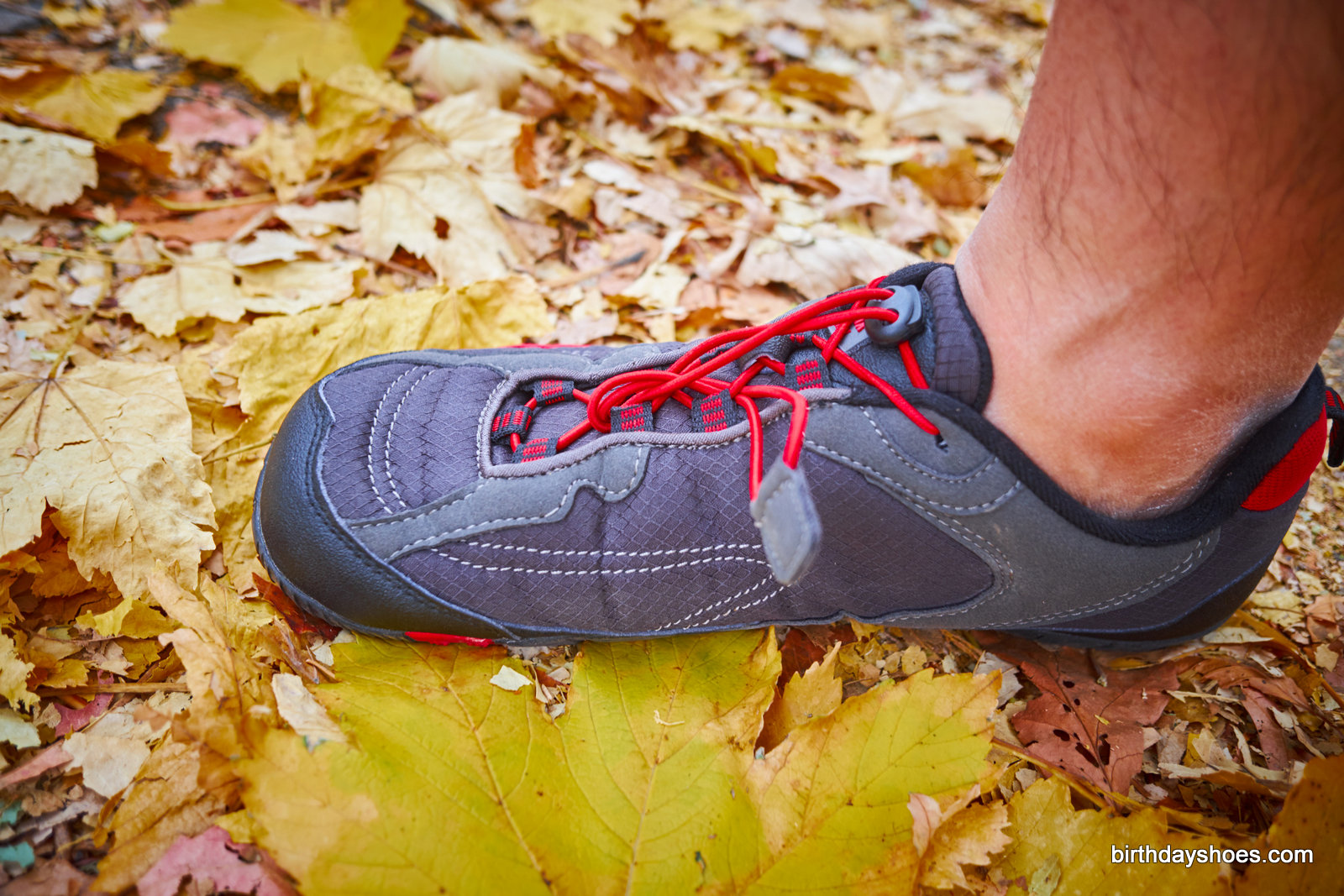 Some creativity may be required to get your laces in line. 