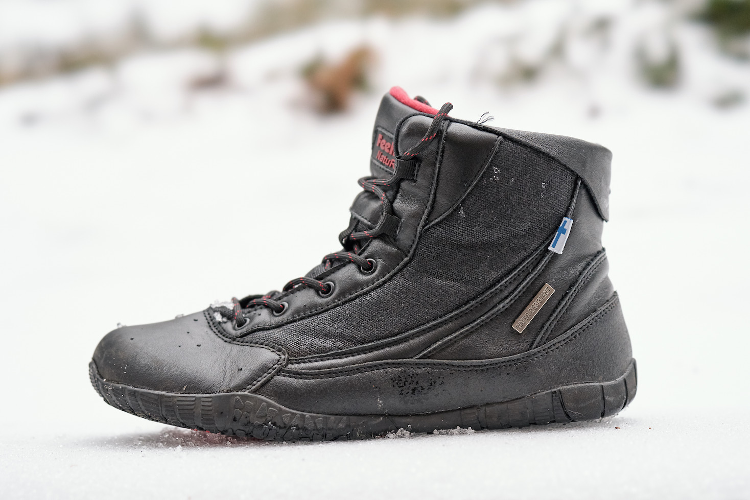  The Kuuva Trek has water-resistant and breathable sections