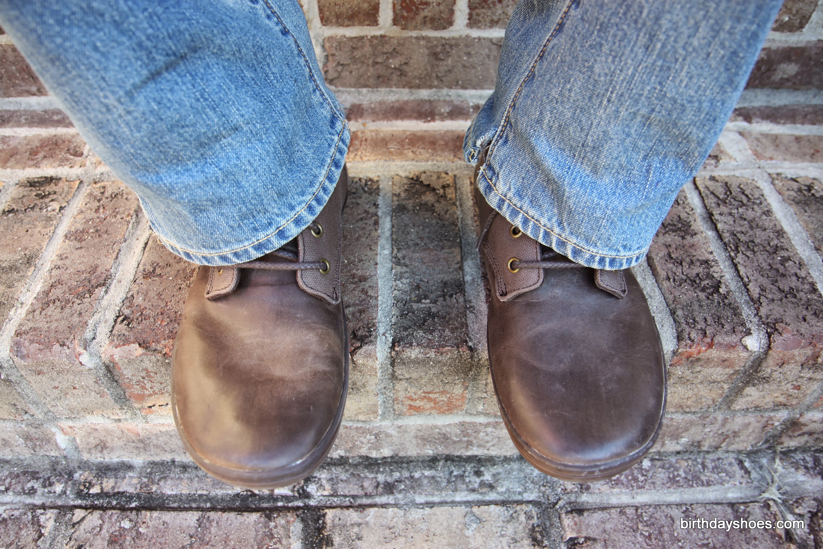 The Vivo Barefoot Scott paired with bootcut jeans!