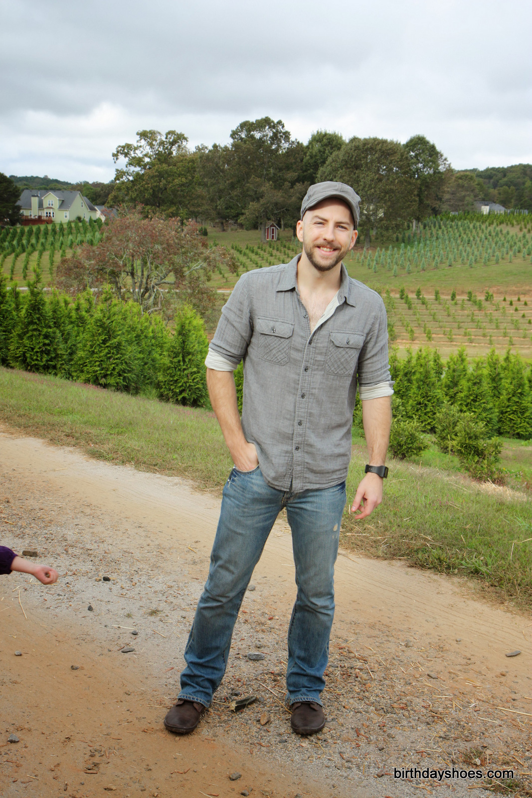 Channeling my inner-farmboy wearing the Vivo Scott's while at a pumpkin patch with the family.