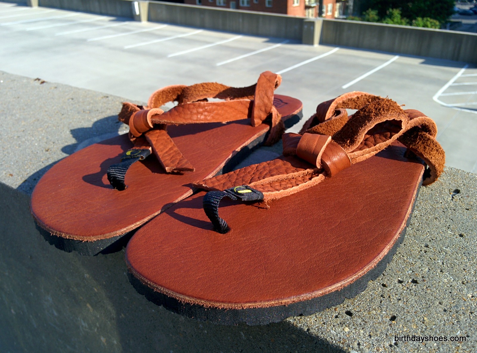 The Milk Chocolate Mono Premium Huaraches from Luna Sandals