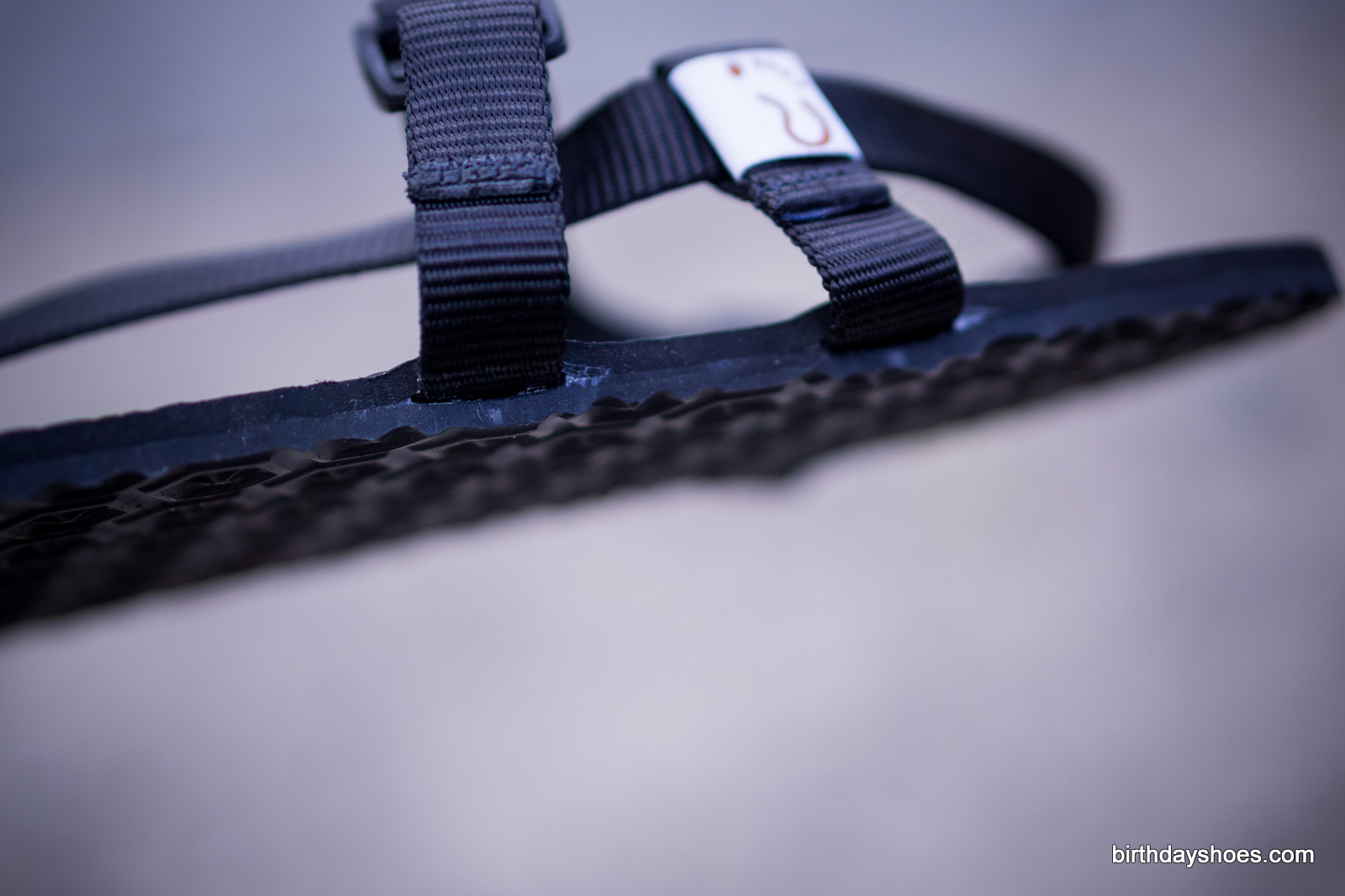 The straps never touch the ground with Unshoes sandals!