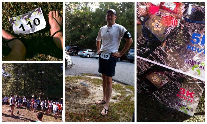 Running in Huaraches at the TravelCountry.Com Barefoot Fun Run