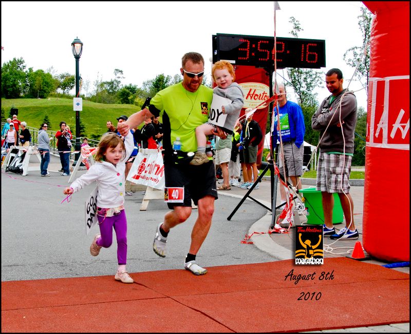 26 miles and 385 yards in Five Fingers Bikilas