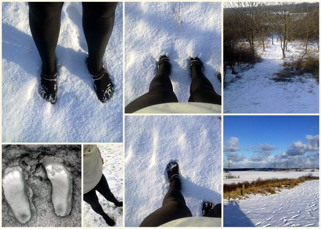 Snow Running in the U.K. in KSO Vibram Five Fingers