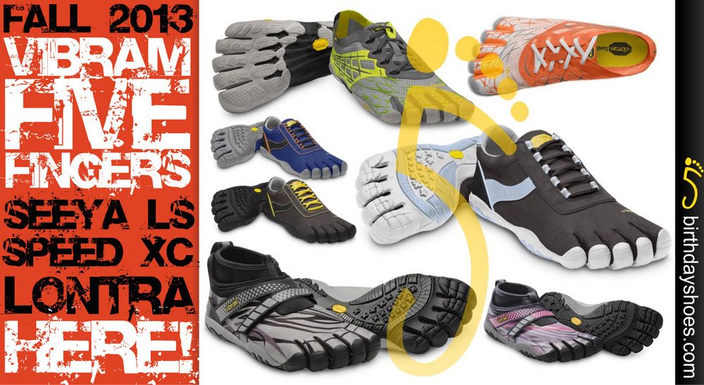 Fall 2012 FiveFingers Lontra, Speed XC, and SeeYa LS are OUT!