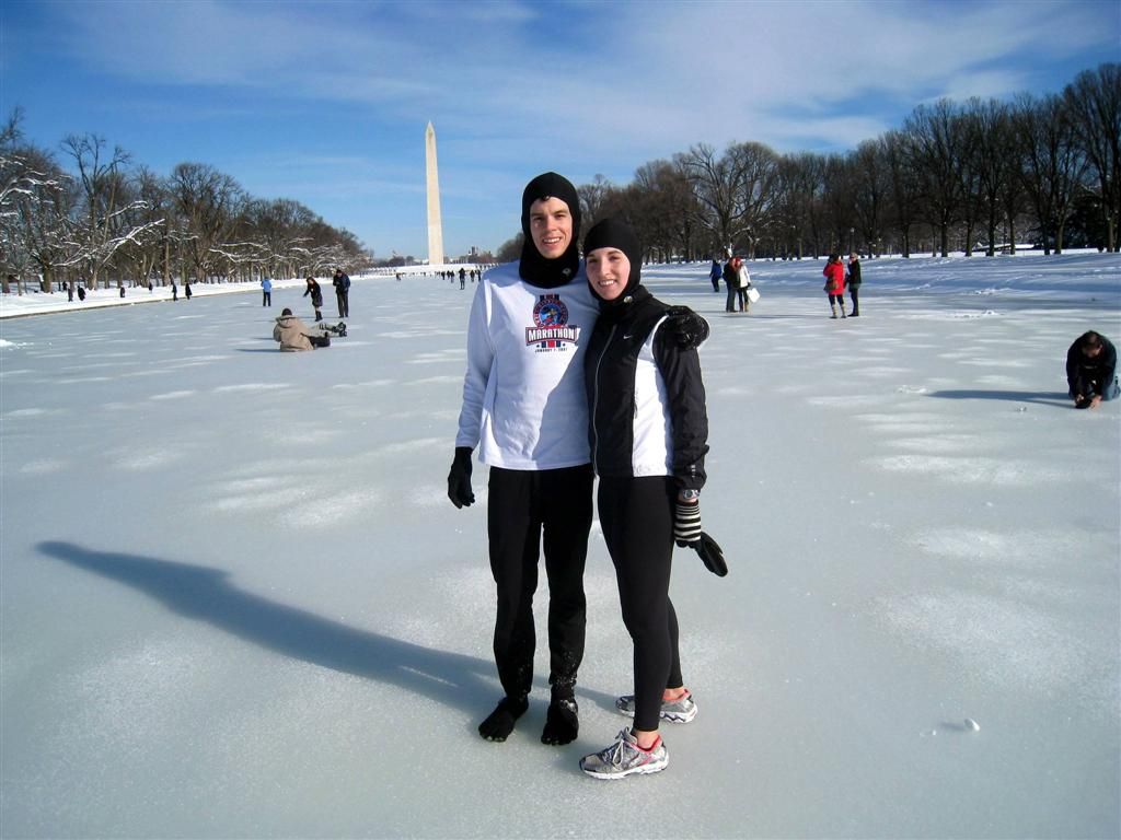 D.C. Snowpocalypse fun runs with Jeff in KSO Vibrams